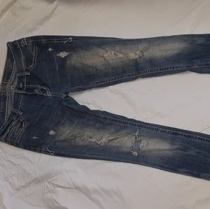 Bike buckle jeans